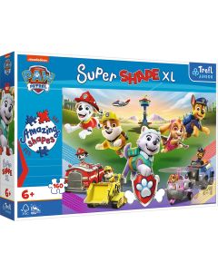 PUZZLE TREFL PRIMO SUPER SHAPE XXL 160 PATRULA CATELUSILOR