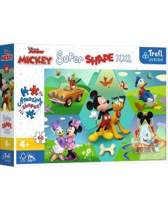PUZZLE TREFL PRIMO SUPER SHAPE XXL 60 DISNEY MICKEY AMUZANTUL