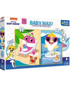 PUZZLE TREFL PRIMO BABY MAXI 2X10 BABY SHARK