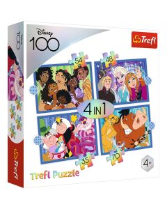 PUZZLE TREFL DISNEY 4IN1 MINUNATA LUME DISNEY
