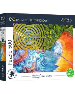 PUZZLE TREFL UFT 500 LABIRINTURI DE CULORI