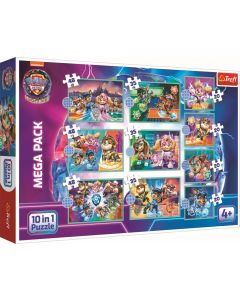 PUZZLE TREFL 10IN1 PATRULA CATELUSILOR ECHIPA CATEILOR
