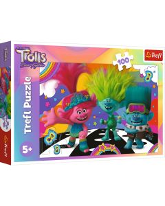 PUZZLE TREFL 100 TROLLS MINUNATA LUME A TROLILOR