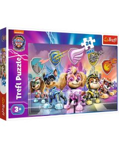 PUZZLE TREFL 24 MAXI PATRULA CATELUSILOR CATEII IN ACTIUNE