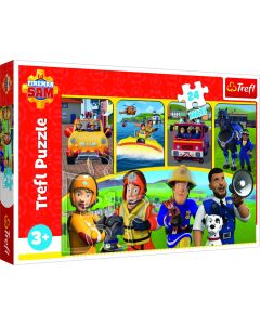 PUZZLE TREFL 24 MAXI POMPIERUL SAM