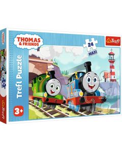 PUZZLE TREFL 24 MAXI THOMAS TOM SI PERCY PE LINII