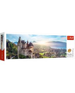 PUZZLE TREFL 1000 PANORAMA CASTELUL MENTHON