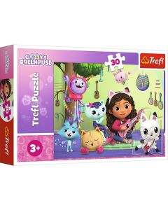PUZZLE TREFL 30 GABBYS DOLLHOUSE CASA LUI GABBY
