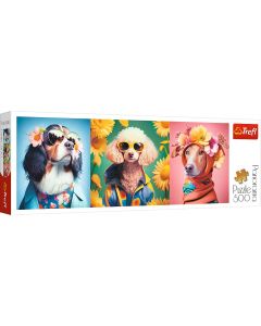 PUZZLE TREFL 500 PANORAMA SAPTAMANA MODEI CATEILOR