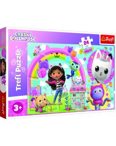 PUZZLE TREFL 24 MAXI GABBYS DOLLHOUSE CASA LUI GABBY