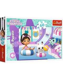 PUZZLE TREFL 60 GABBYS DOLLHOUSE GABBY LA PISCINA
