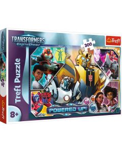 PUZZLE TREFL 300 TRANSFORMERS IN LUMEA ROBOTILOR