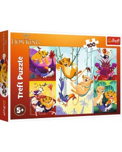 PUZZLE TREFL 100 DISNEY CURAJOSUL REGE LION