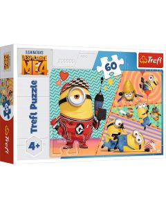 PUZZLE TREFL 4IN1 DESPICABLE ME 4 MINIONII TRAZNITI