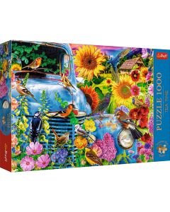 PUZZLE TREFL 1000 PREMIUM PLUS TEA TIME CALATORIE CU CARAVANA