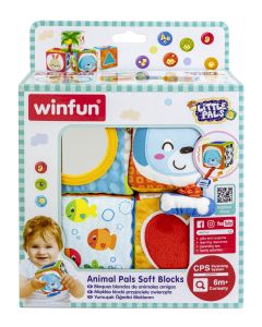 WINFUN SET 4 CUBURI STIVUIBILE DIN MATERIAL TEXTIL