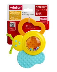 WINFUN ZORNAITOARE FLUTURAS CU JUCARIE DE DENTITIE