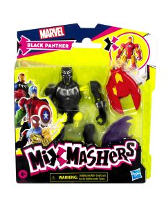 MARVEL AVENGERS MIX MASHERS FIGURINA BLACK PANTHER 12CM