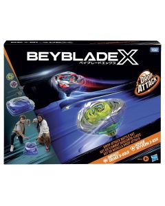 BEYBLADE X SET DE LUPTA DROP ATACK IMPACT DRAKE 9-60LR SI HOVER WYVERN 3-85N