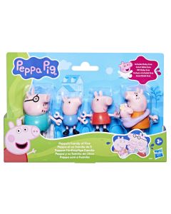 PEPPA PIG SET 5 FIGURINE FAMILIA PEPPA