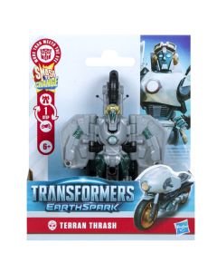 TRANSFORMERS EARTHSPARK FIGURINA TERRAN THRASH 1 STEP SMASH TO CHANGE