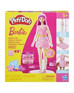 PLAY DOH BARBIE SET PLASTELINA INIMIOARE SI PAR