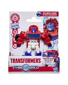 TRANSFORMERS CYBERWORLD ROBOT OPTIMUS PRIME CONVERTIBIL 10CM