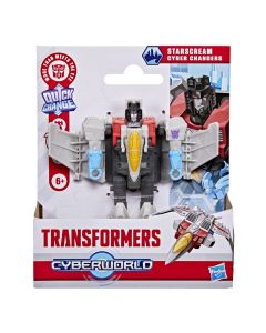 TRANSFORMERS CYBERWORLD ROBOT STARSCREAM CONVERTIBIL 10CM
