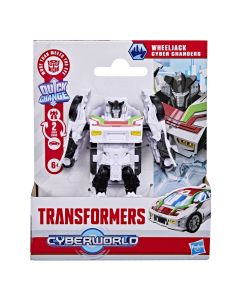 TRANSFORMERS CYBERWORLD ROBOT WHEELJACK CONVERTIBIL 10CM
