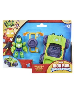 MARVEL IRON MAN SI PRIETENII SAI UIMITORI SET VEHICUL SI FIGURINA IRON HULK