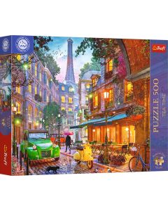 PUZZLE TREFL 500 PREMIUM PLUS TEA TIME CAMPIONATUL EUROPEAN CAFENEA DIN PARIS