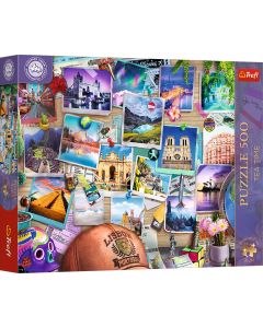 PUZZLE TREFL 500 PREMIUM PLUS TEA TIME CAMPIONATUL EUROPEAN AMINTIRI DE CALATORIE