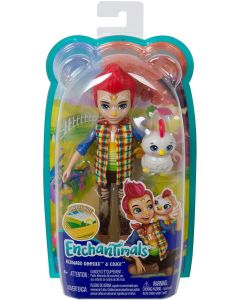 ENCHANTIMALS PAPUSI SI ANIMALUTE REDWARD ROOSTER SI CLUCK