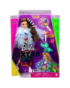 PAPUSA BARBIE EXTRA STYLE ROCHIE CURCUBEU