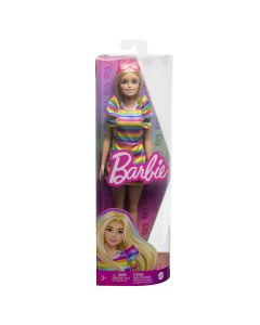 PAPUSA BARBIE FASHIONISTA BLONDA CU APARAT DENTAR