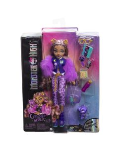 MONSTER HIGH PAPUSA CLAWDEEN WOLF SI CATELUL CRESCENT