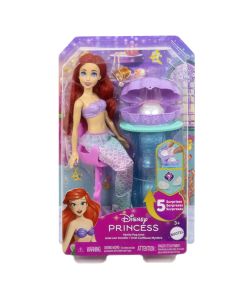 DISNEY PRINCESS PAPUSA ARIEL SI MASUTA DE MACHIAJ CU SURPRIZE