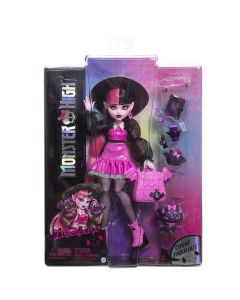 MONSTER HIGH PAPUSA DRACULAURA SI ANIMALUTUL COUNT FABULOUS