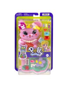 POLLY POCKET SET GENTUTA ANIMALUT IEPURAS LA PETRCERE CU ACCESORII