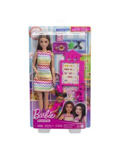 BARBIE SET DE JOACA PAPUSA BARBIE SATENA FACE CARIERA PROFESOARA