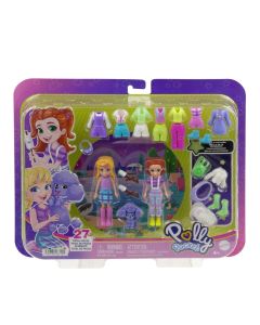 POLLY POCKET SET 2 PAPUSI SI ACCESORII 27 PIESE