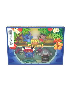 FISHER PRICE LITTLE PEOPLE COLLECTOR DISNEY LILO SI STITCH SET 4 FIGURINE