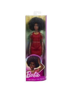 PAPUSA BARBIE FASHIONISTA MULATRA CU PAR AFRO