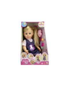 PAPUSA MY LOVE INTERACTIVA CU ACCESORII 43CM