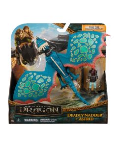 CUM SA ITI DRESEZI DRAGONUL SET DRAGON DEADLY NADDER SI FIGURINA VIKING ASTRID