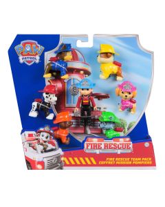 PATRULA CATELUSILOR FIRE RESCUE SET 7 FIGURINE