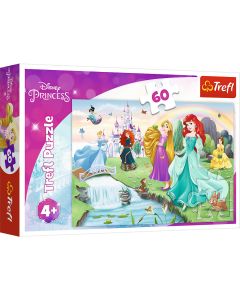 PUZZLE TREFL 60 DISNEY PRINCESS - INTALNESTE PRINTESA