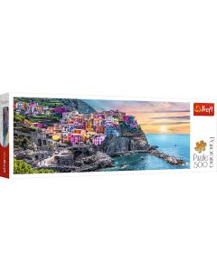 PUZZLE TREFL 500 PANORAMA ORASUL VERNAZZA