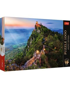 PUZZLE TREFL 1000 PREMIUM PLUS PHOTO ODYSSEY TURNUL CESTA SAN MARINO
