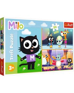 PUZZLE TREFL 24 MAXI PLANETA MILO AVENTURILE MOTANULUI MILO